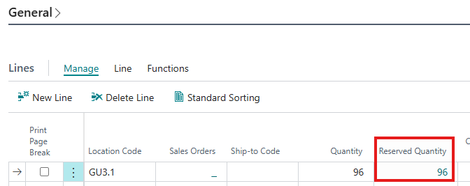 Sales Blanket Order Purchase Planning Create Reservation