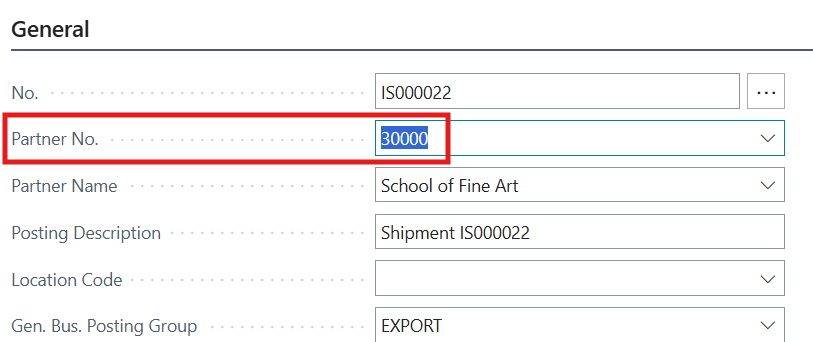 BC Inventory Shipment Partner