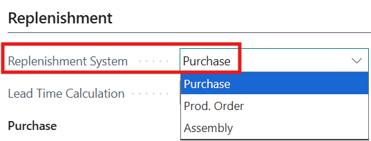 BC Item Replenishment System
