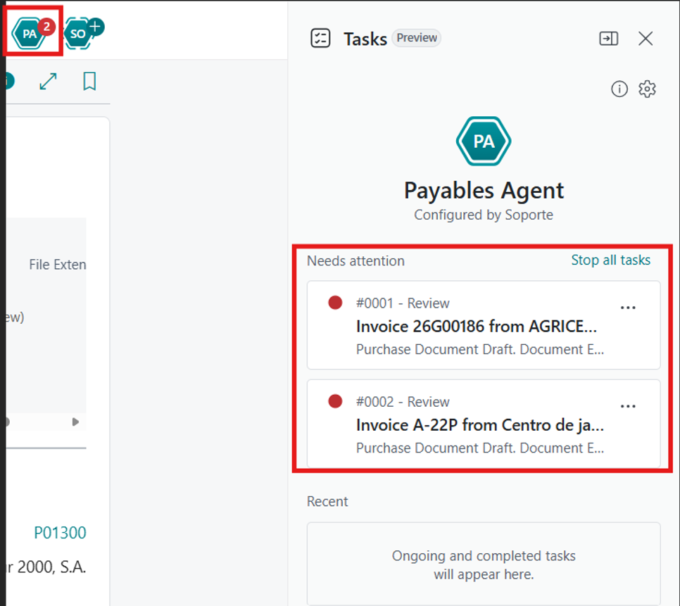 BC Payables Agent Needs Attention I
