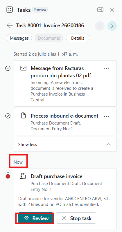 BC Payables Agent Needs Attention II