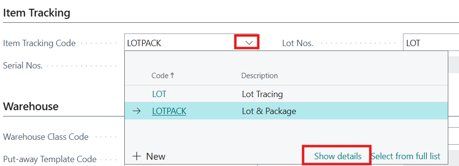 BC Item Tracking Link