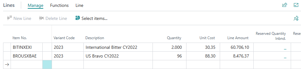 Transfer Order Get Receipt Line Created