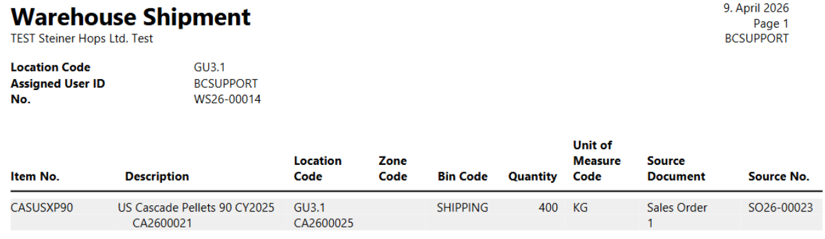 BC Print Preview Document